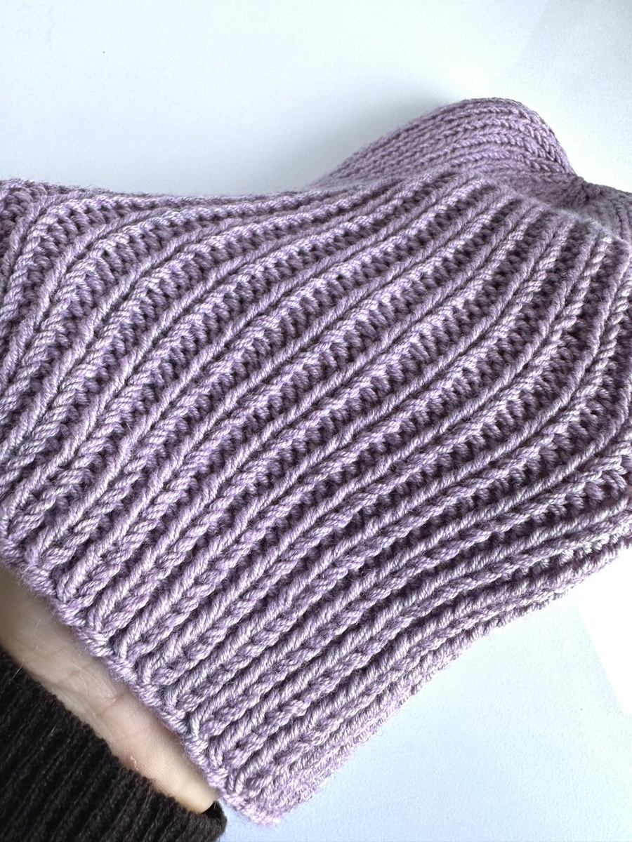 NANA – czapka merino beanie 100% baby merino 39 Fioletowa Orchidea