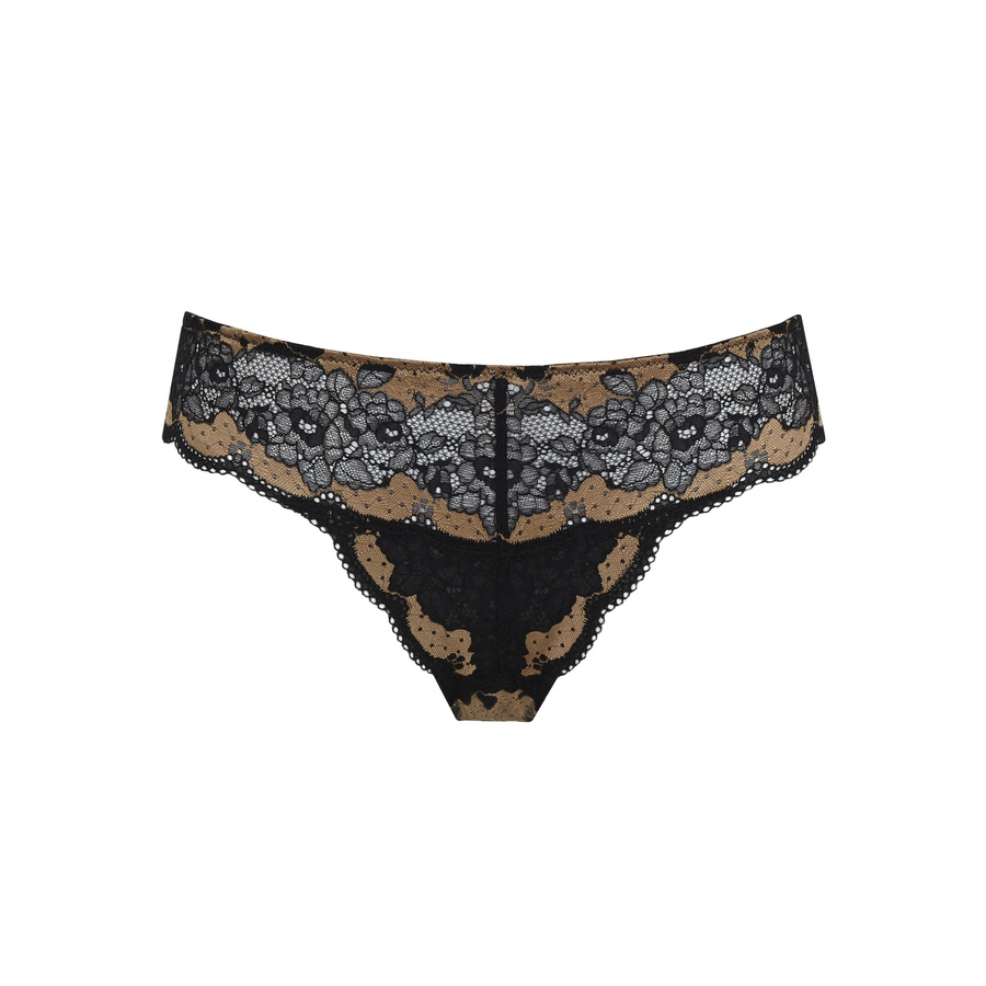 Brazyliany Panache CLARA 7250 Brazilian Brief Black/Vintage Gold