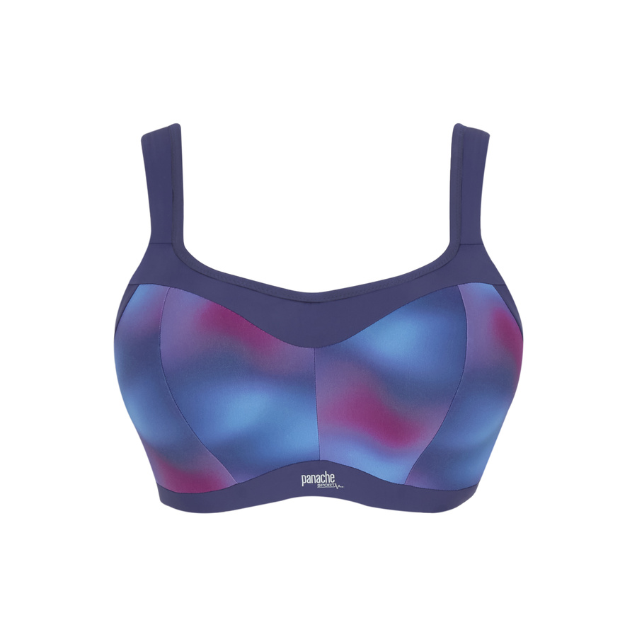 Biustonosz sportowy Panache Sport POWER 5021D Wired Sports Bra Ombre Print/Ink