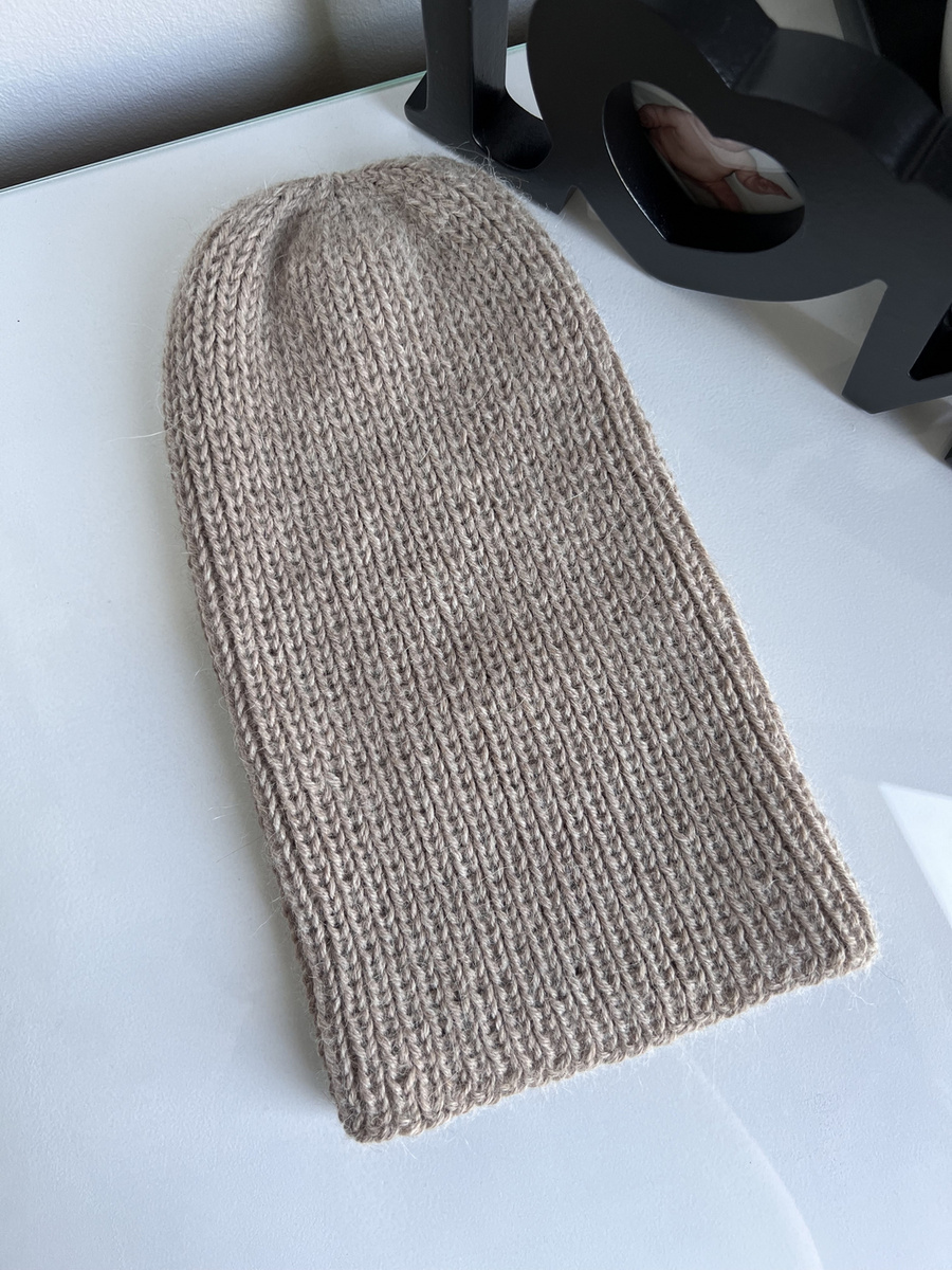 KIARA Beanie-Mütze aus 100% Alpaka 2020 Jasny Nugat