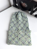 VARELLA – czapka merino wywijana 100% Baby Merino 467 Lody Pistacjowe