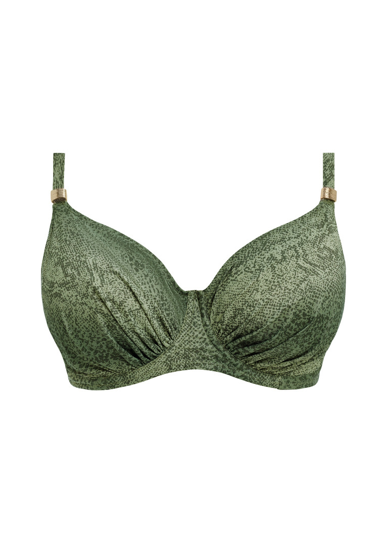 Biustonosz kąpielowy Fantasie MAYA BAY FS505701PRI Uw Gathered Full Cup Bikini Top Peridot