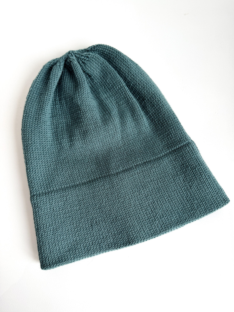 Beanie aus 100% Baby Merino – 66 Nebliger Wald