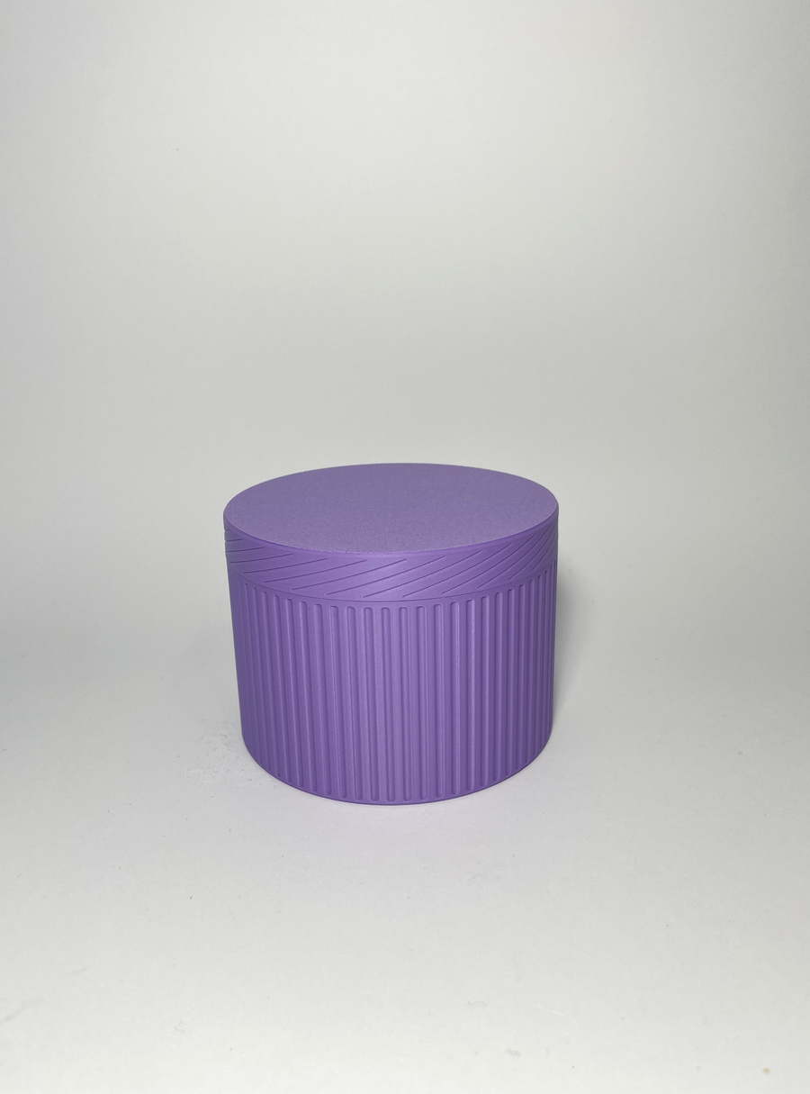 Okrągłe pudełko organizer na drobiazgi Lawenda Mały