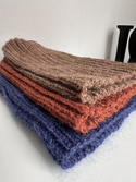 LAURIN Turn-Up Beanie 100% Alpaca 9025 Brown
