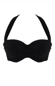 Biustonosz kąpielowy Panache Swim TULLE SW1963 Margot Bandeau Bikini Top Tulle Black