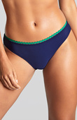 Figi kąpielowe Panache Swim RIC RAC SW1756B Brazilian Bikini Bottoms Ric Rac Navy
