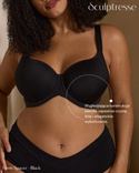 Biustonosz Sculptresse by Panache FORM 11331 Moulded Spacer T-shirt Bra Black