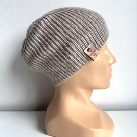 VARELLA – czapka z wełny merino beanie 100% baby merino 23 jasny beż, jesienno‑wiosenna, damska/męska/dziecięca