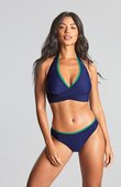 Figi kąpielowe Panache Swim RIC RAC SW1756B Brazilian Bikini Bottoms Ric Rac Navy