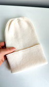 VARELLA Baby Merino Wool Beanie 01 White