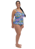 Koszulka kąpielowa Elomi Swim ELECTRIC SAVANNAH ES800761ZEA Non Wired Moulded Tankini Top Zebra