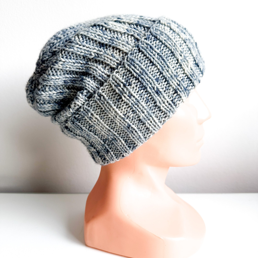 NELLI – ręcznie robiona czapka merino beanie 24 Sprane Dżinsy