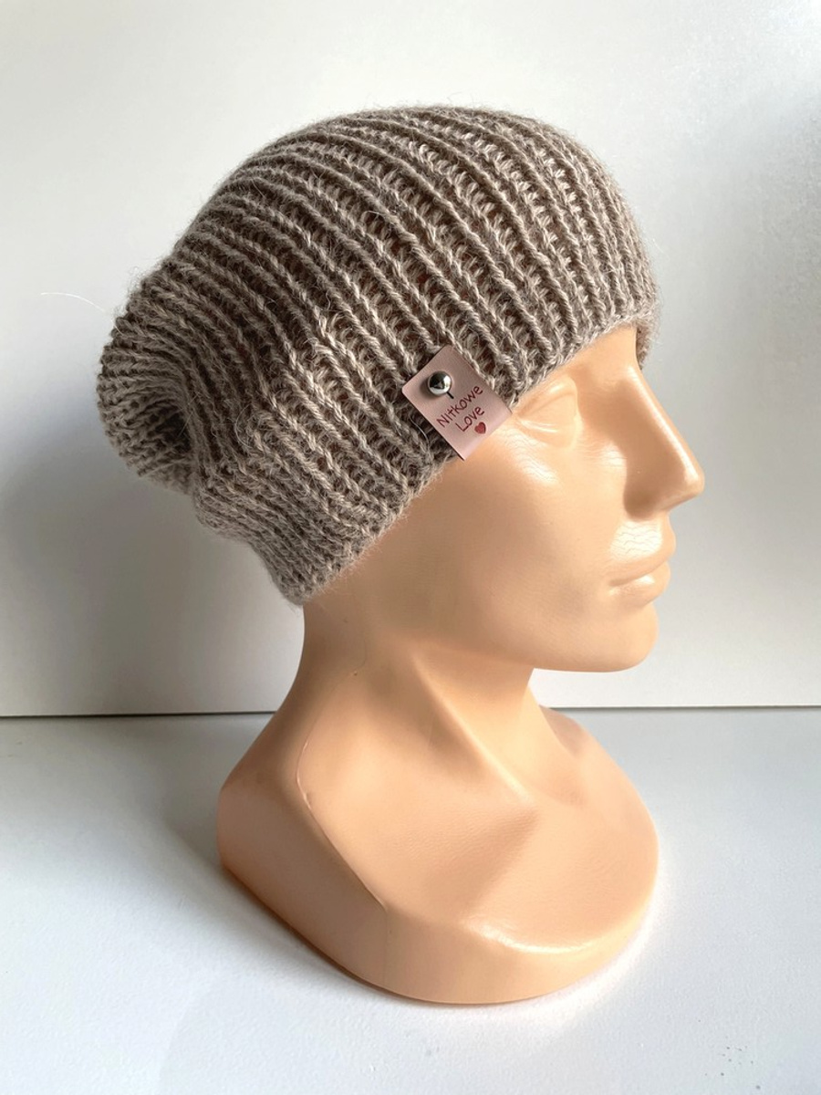 KIARA – czapka beanie z alpaki 100% 2020 Jasny Nugat damska zimowa