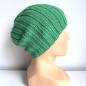 HELLI – czapka zimowa damska z wełny baby merino 31 jaskrawozielony beanie