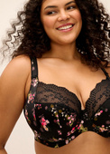 Biustonosz Elomi LUCIE EL4490FLR Uw Plunge Bra - Stretch Fleur