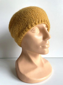 CHMURKA Beanie-Mütze aus Alpaka 22 Gelb