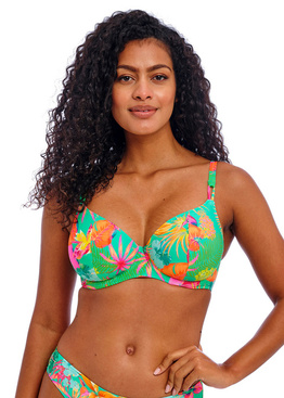 Biustonosz kąpielowy Freya Swim ISLA MARGARITA AS206502JAE Uw Plunge Bikini Top Jade