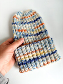 NELLI – czapka merino wywijana 21 Morski Kapitan unisex zimowa