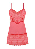 Koszulka nocna Wacoal EMBRACE LACE WA814191947 Chemise Grandalia Red/rose Gold