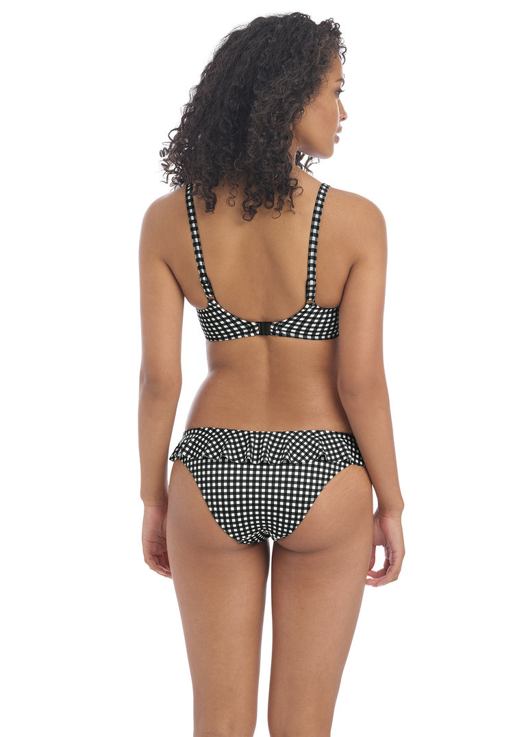 KOMPLET - Strój kąpielowy dwuczęściowy Freya Swim CHECK IN Monochrome - wybierz fason i rozmiar (28G, 28GG, 30D, 32H, 34F, 34J, 36G)