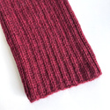 LAURIN – czapka zimowa beanie 100% alpaka 3650 bordowy