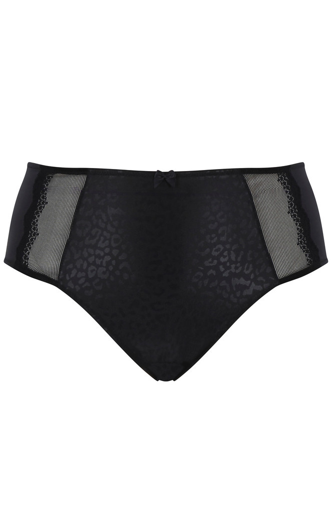 Figi Sculptresse by Panache ESME 10924 Deep Brief Black Animal