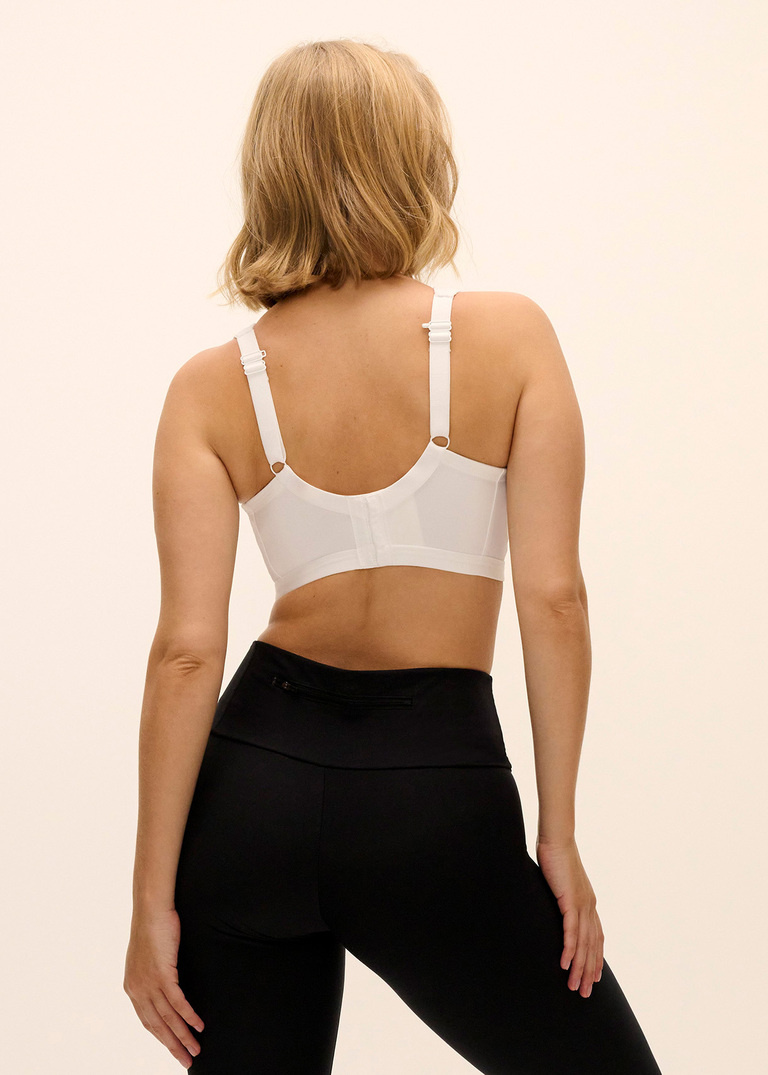 Bezfiszbinowy biustonosz sportowy Freya Active DYNAMIC AC4014WHE Non Wired Sports Bra White