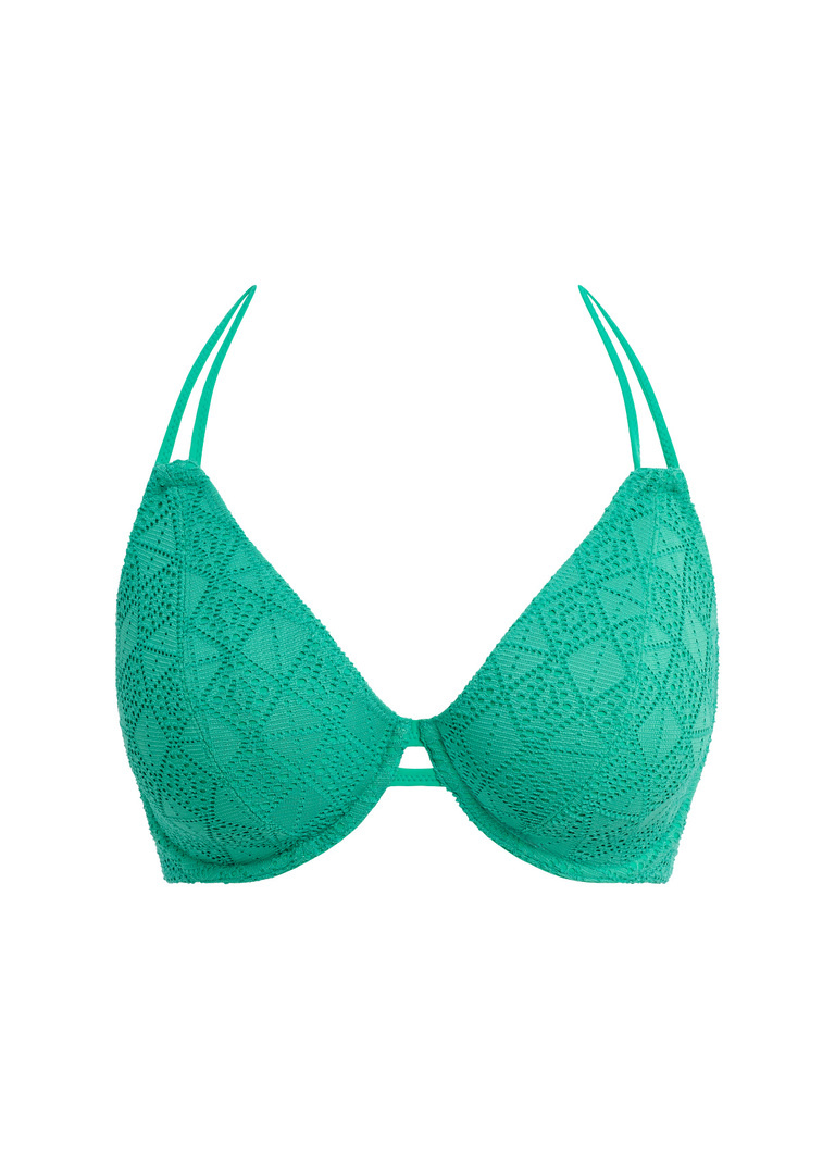 Biustonosz kąpielowy Freya Swim NOMAD NIGHTS AS205404MAR Uw Halter Bikini Top Marine