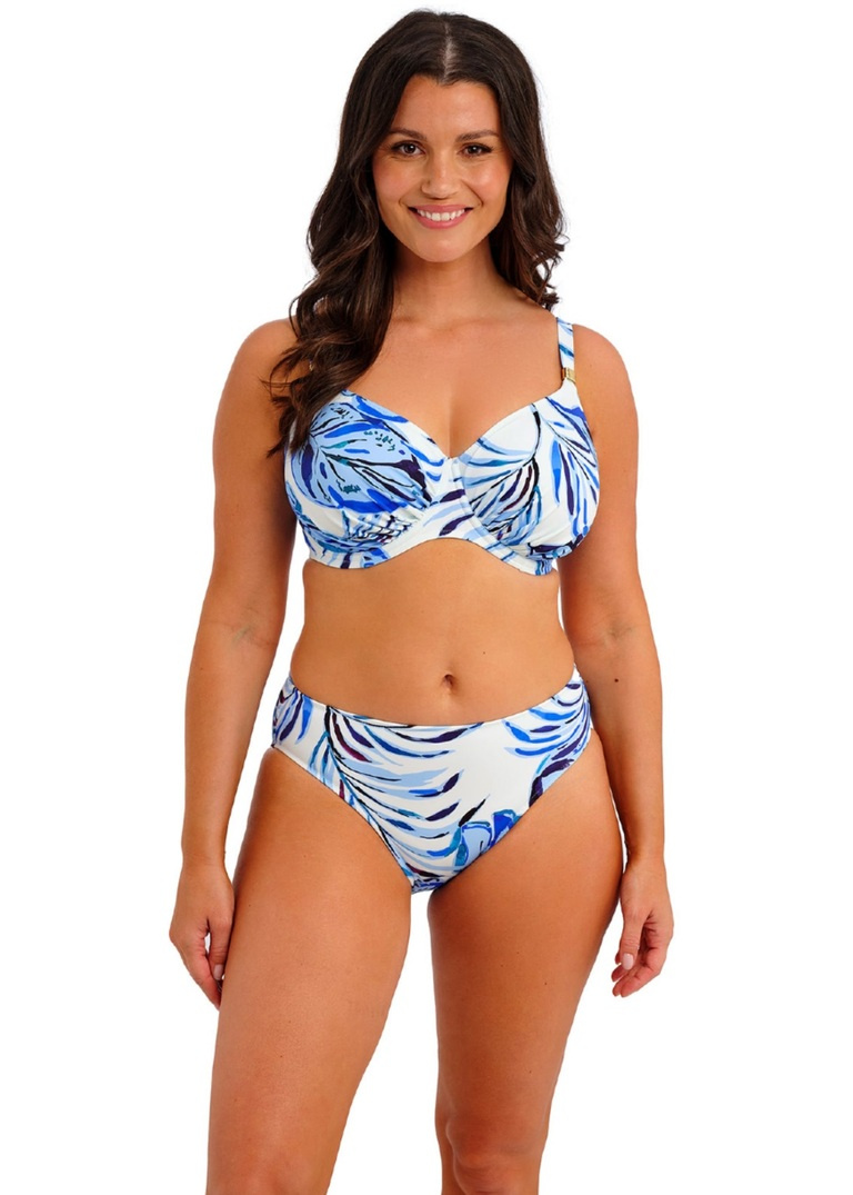 Biustonosz bikini Fantasie KEFALONIA FS506701TAB Uw Gathered Full Cup Bikini Top Tranquil Blue