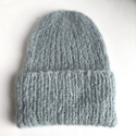 WATA CUKROWA Women's Alpaca Beanie 09 Sea Green