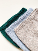 CHMURKA Beanie-Mütze aus Alpaka 19 Zielony Leśny