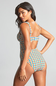 Strój kąpielowy Panache SEERSUCKER SW1850B Monica Balcony Swimsuit Seersucker Multi