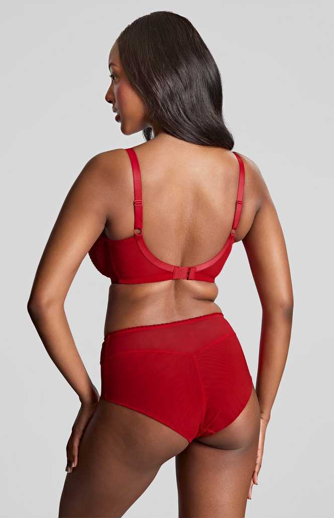 Figi Panache TANGO LACE 10962 Deep Brief Scarlet