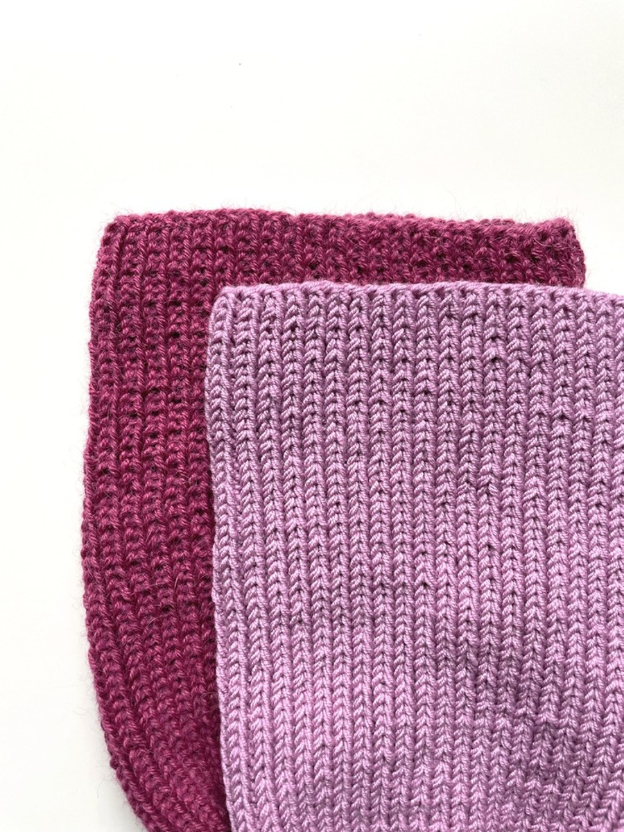 NANA Beanie-Mütze aus Baby-Merinowolle 27 Altrosa