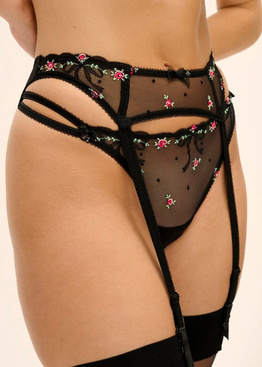 Pas do pończoch Freya TILLY AA404691NOR Suspender Noir