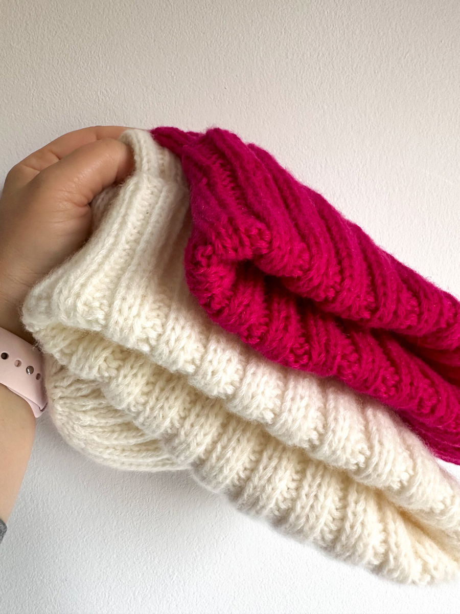 MARLA Kaschmirmütze mit Umschlag 100% 501 Neve
