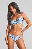 Biustonosz kąpielowy Panache Swim FLUTTER SW1722A Olivia Full Cup Bikini Top Flutter Print