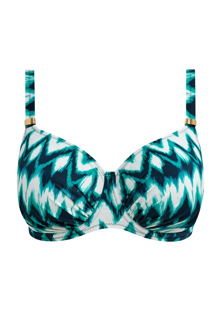 Biustonosz kąpielowy Fantasie Swim SABANA FS506401SUF Uw Gathered Full Cup Bikini Top Surf