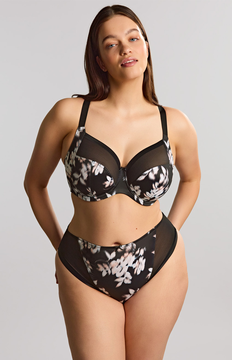 Biustonosz Sculptresse by Panache BLISS 10685B Full Cup Bra Black Floral