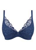 Biustonosz Wacoal ABELLIA WE601702NOY Uw Plunge Bra Navy Peony