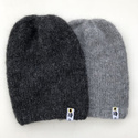 CHMURKA Handmade Alpaca Beanie 06 Anthracite