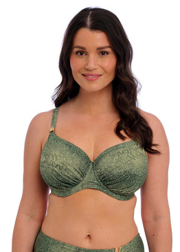 Biustonosz kąpielowy Fantasie MAYA BAY FS505701PRI Uw Gathered Full Cup Bikini Top Peridot
