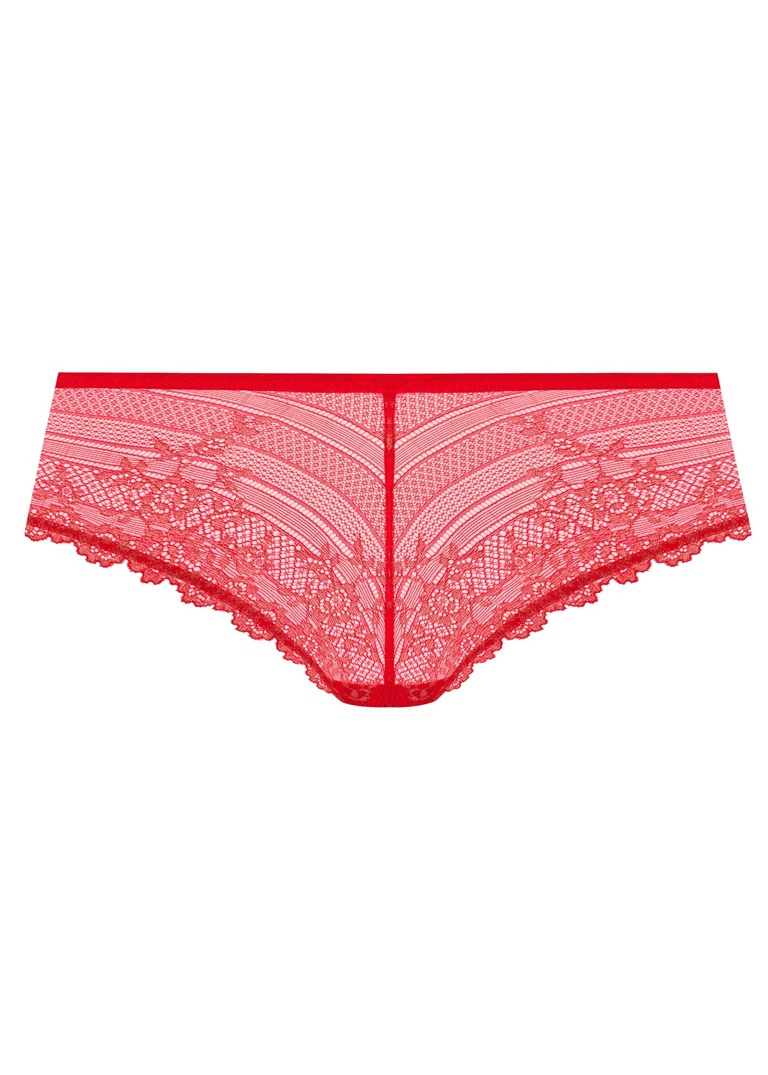 Majtki tanga Wacoal EMBRACE LACE WA848191947 Tanga Grandalia Red/rose Gold