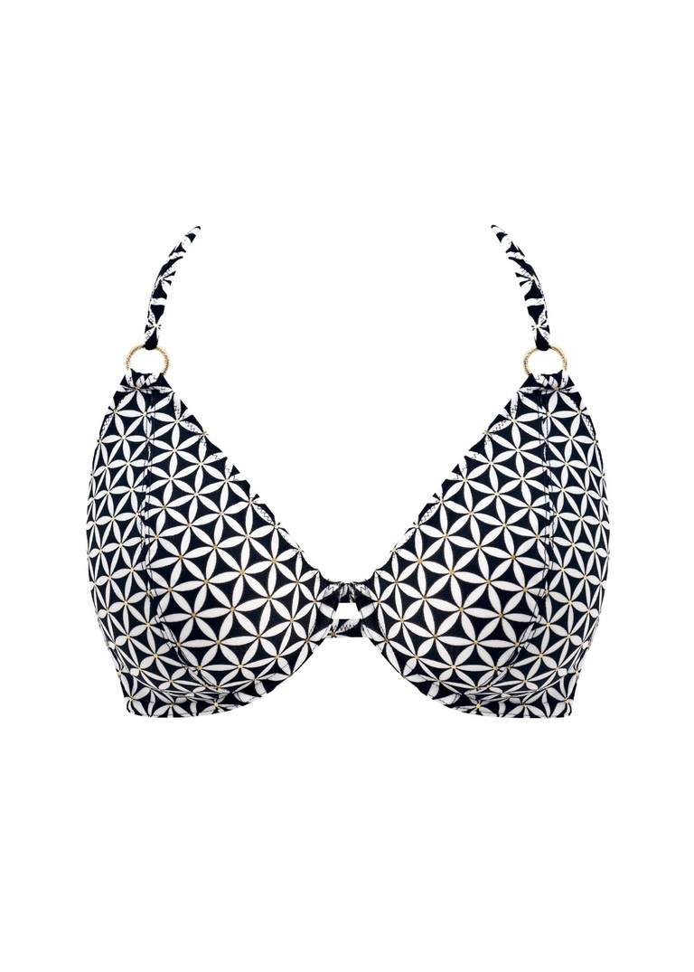 Biustonosz kąpielowy Freya Swim KOH TAO AS207204BLK Uw Halter Bikini Top Black