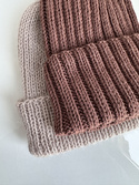HELLI – czapka zimowa merino wywijana 52 Czekolada, unisex