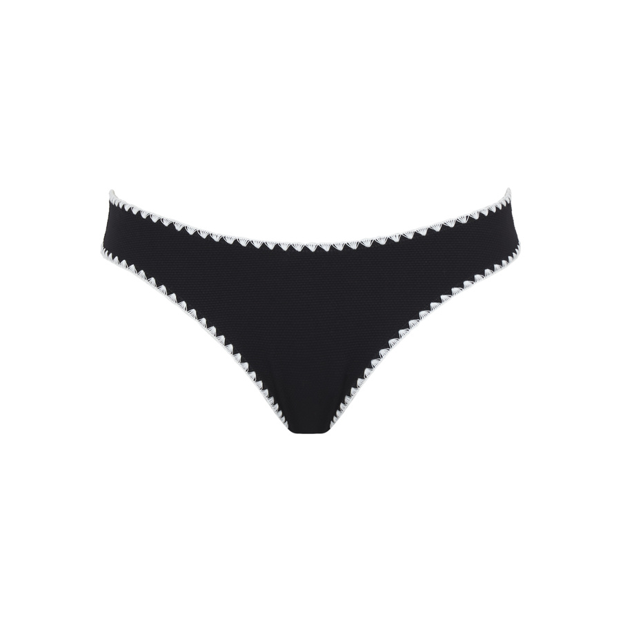 Majtki kąpielowe Panache Swim AURORA SW1726H Bikini Bottoms Aurora Black/White