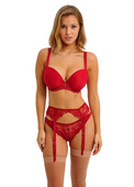 Pas do pończoch Freya FASCINATE AA403191CHR Suspender Cherry