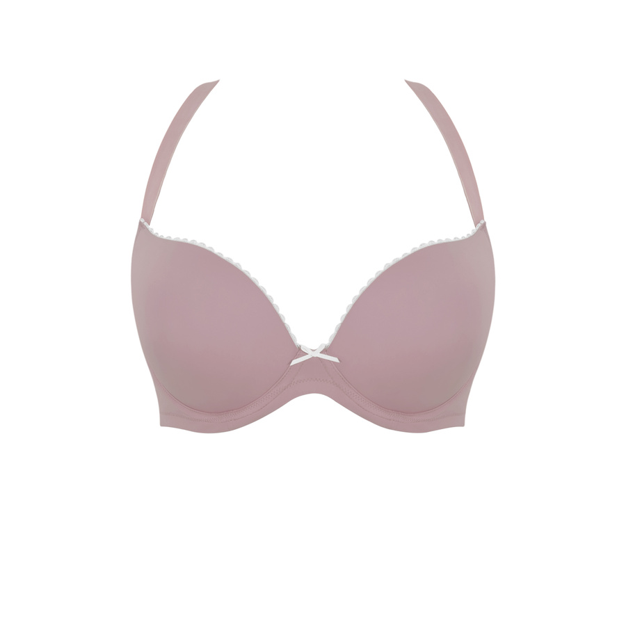 Biustonosz Cleo Panache FAITH 10666C Moulded Plunge Bra Mauve Pink