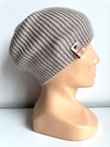 VARELLA Beanie-Mütze aus 100% Baby-Merinowolle 23 Hellbeige